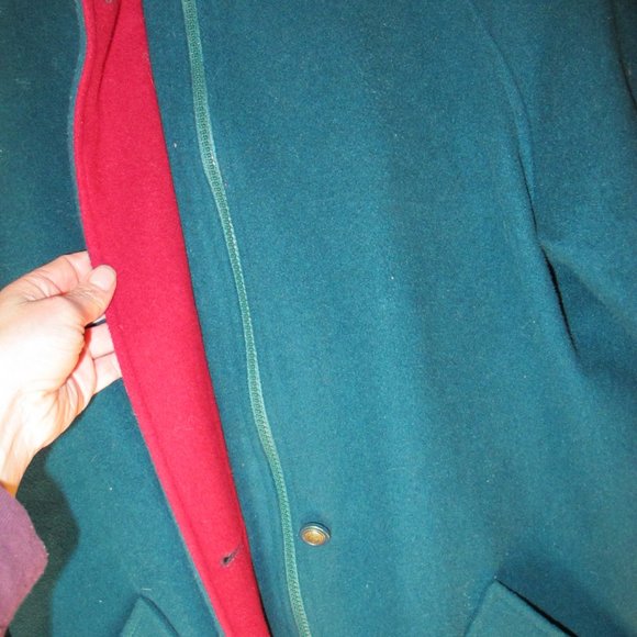 VINTAGE Mackintosh Authentic RED & Green Wool 12 - Picture 7 of 12